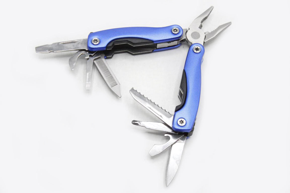 Multi-Tool Blue Folding Pliers Pocket Kit (KC5307)