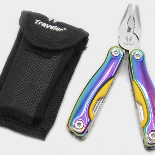 Load image into Gallery viewer, Multi-Tool Multi-Colour Folding Pliers Pocket Kit (KC5307)
