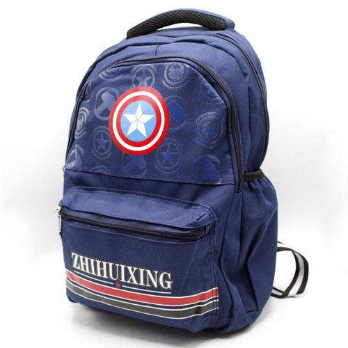 Load image into Gallery viewer, Captain America Blue School Bag For Grade-1 (KC5321)
