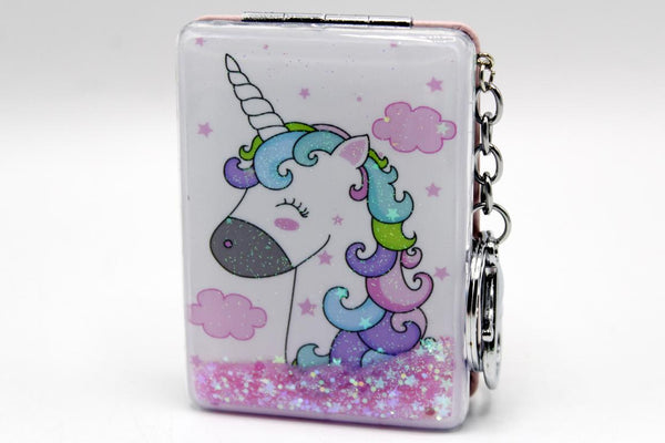 Unicorn Compact Mirror With Keychain (KC4212)