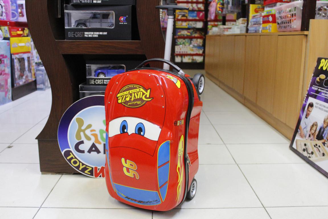Cars Kids Luggage Traveling Bag / Suitcase 18 Inches