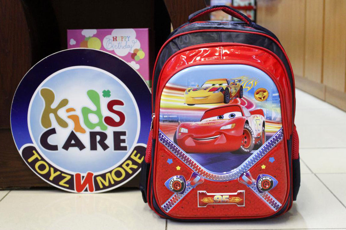 Mc Queen Cars School Bag For Grade-1 And Grade-2 (SS1620)