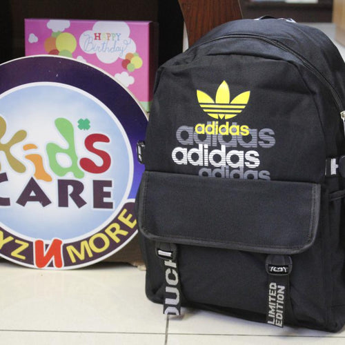 Load image into Gallery viewer, Adidas Black School Bag / Travel Backpack (1205#)
