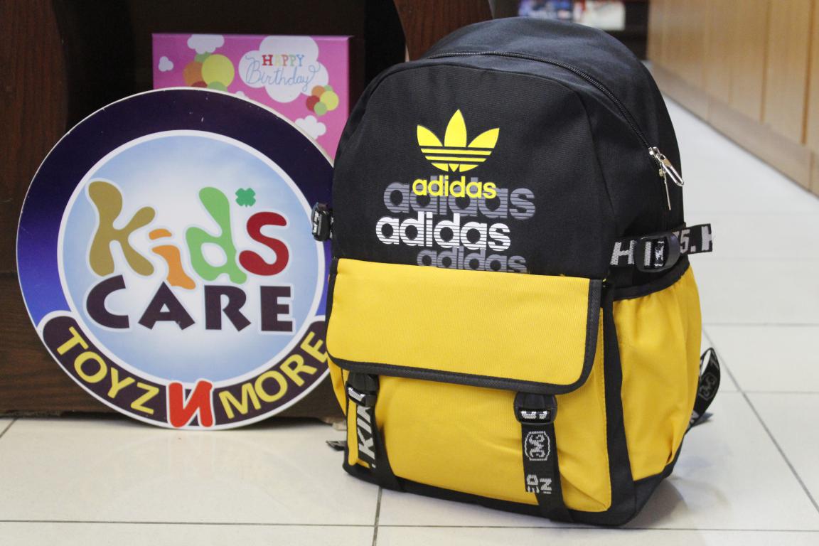 Adidas Yellow School Bag / Travel Backpack (1205#)