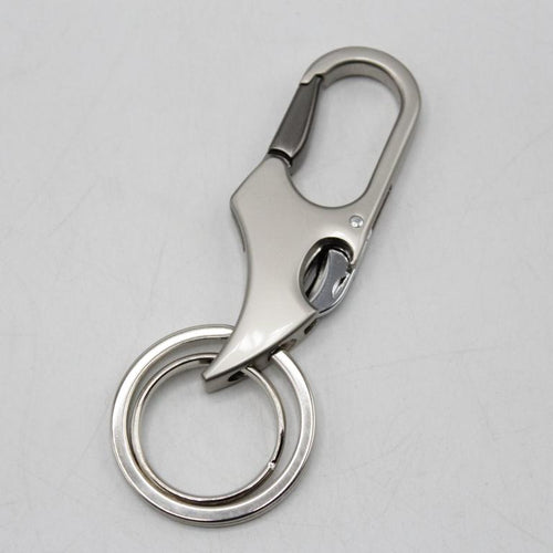 Load image into Gallery viewer, Premium Quality Metallic Keychain With Hook (OM007X)
