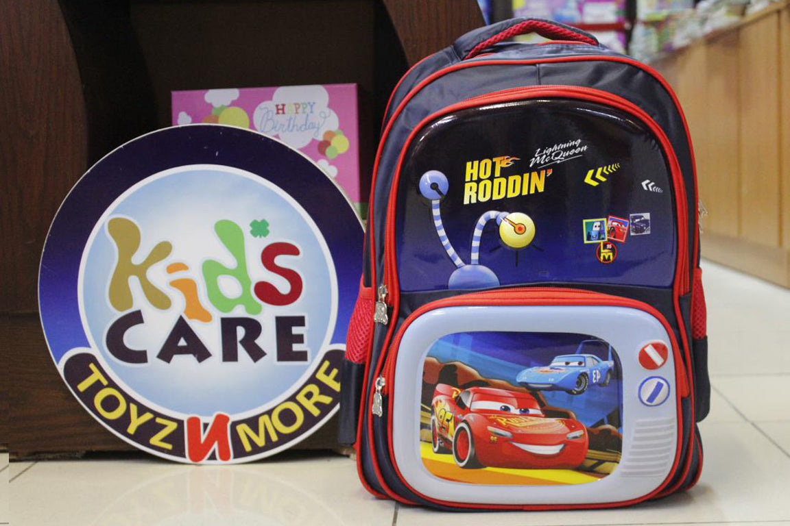 Mc Queen Cars School Bag For Grade-1 And Grade-2 (SS3078)