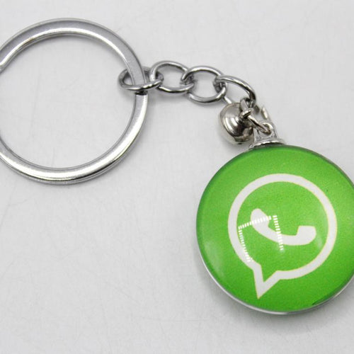 Load image into Gallery viewer, Facebook / WhatsApp Logo Acrylic Keychain / Bag Hanging
