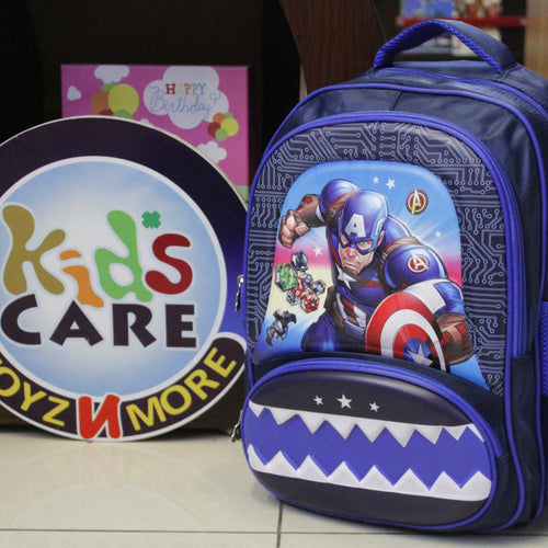Load image into Gallery viewer, Captain America School Bag For Grade-1 And Grade-2 (SS1518)

