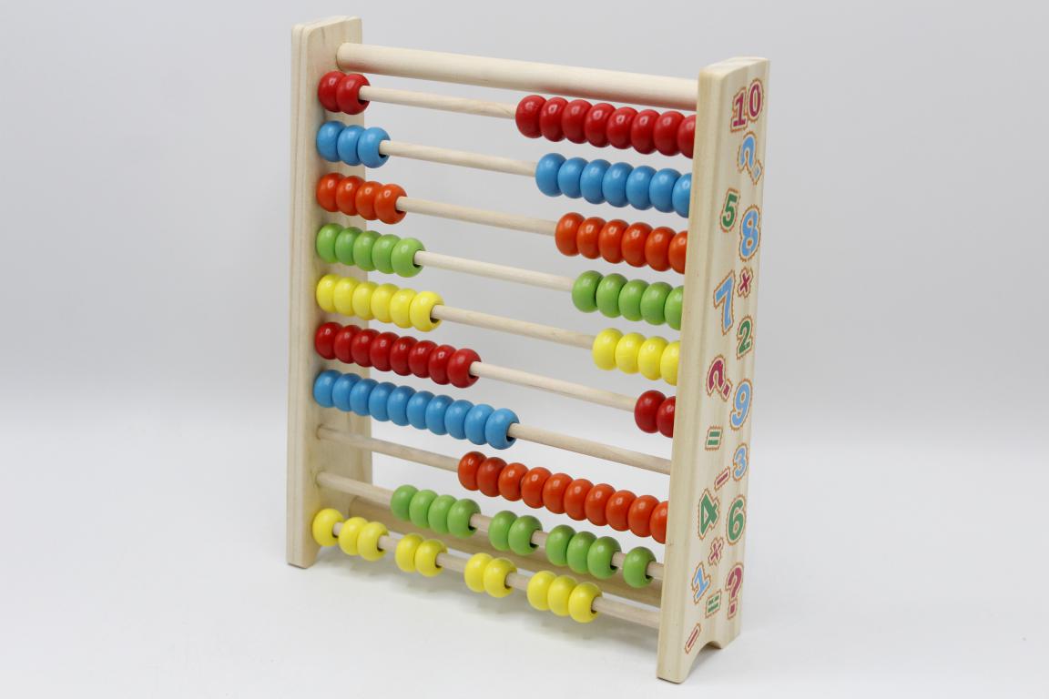 Wooden Abacus 10 Row Calculating Frames (KC2710)