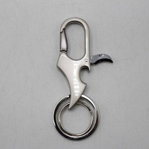 Load image into Gallery viewer, Premium Quality Metallic Keychain With Hook (OM007X)
