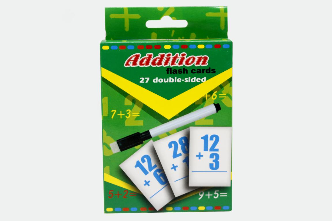 Addition Write And Wipe Flash Cards (FLC-S021)