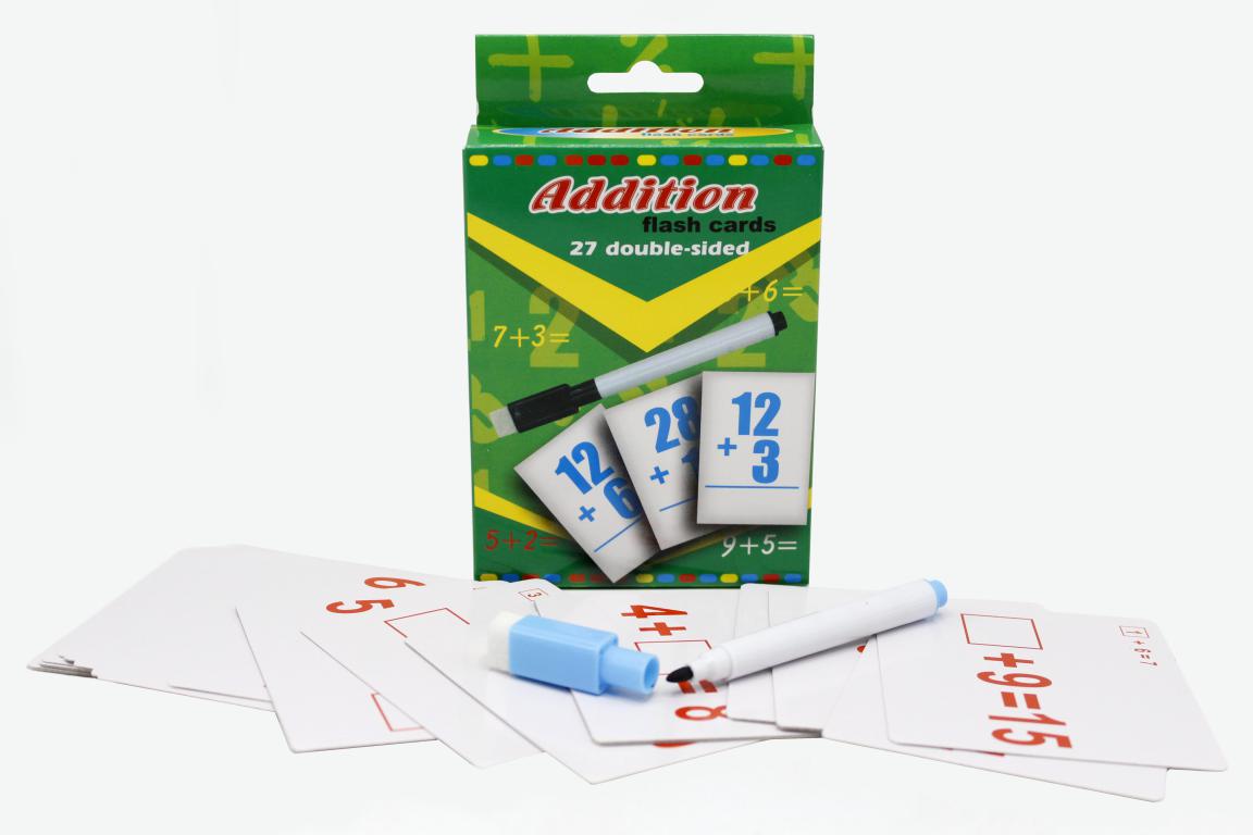 Addition Write And Wipe Flash Cards (FLC-S021)