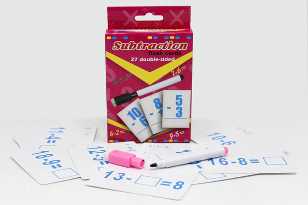 Subtraction Write And Wipe Flash Cards (FLC-S022)