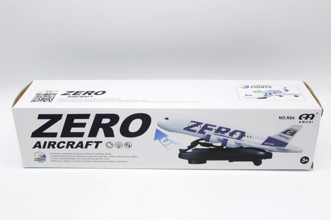 Aeroplane / Aircraft Bump & Go Battery Operated Toy (R04)