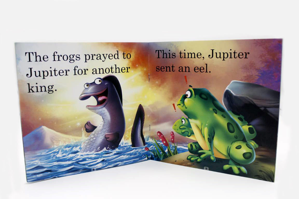 A King For The Frogs Story Book