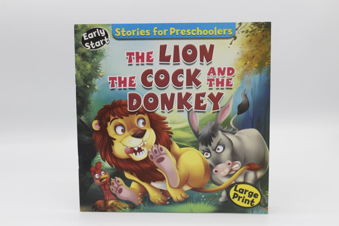 The Lion The Cock And The Donkey Story Book