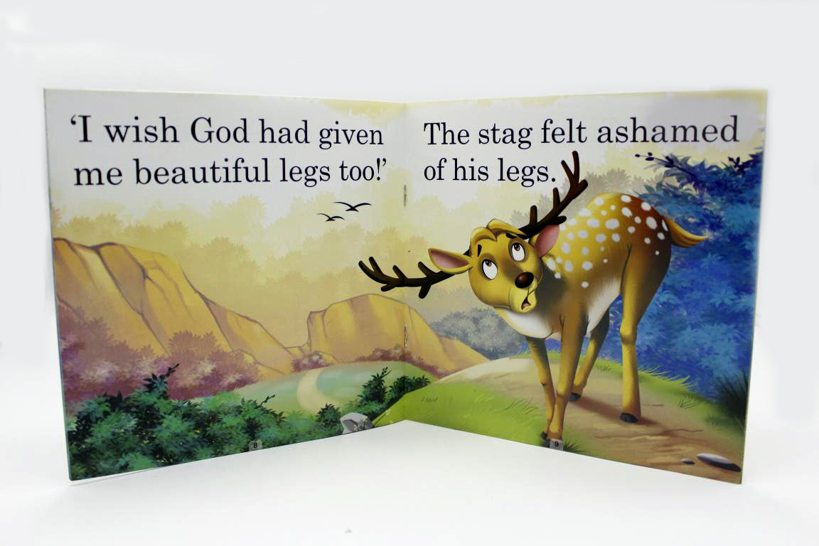 The Stag And His Reflection Story Book