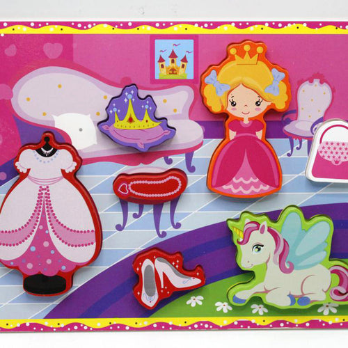Load image into Gallery viewer, Wooden Doll Accessories And Unicorn Shape Board (KC5069)
