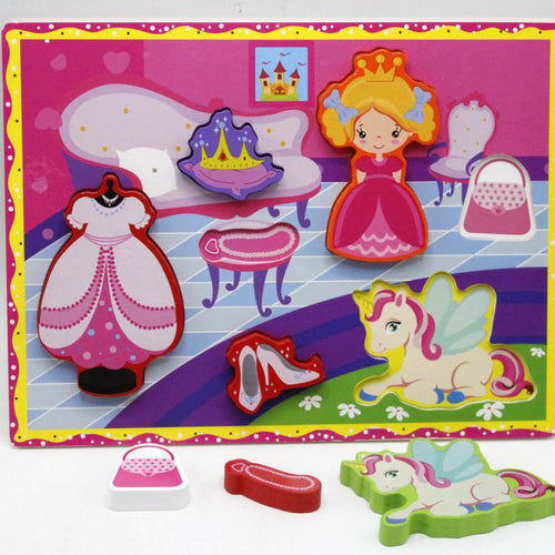 Load image into Gallery viewer, Wooden Doll Accessories And Unicorn Shape Board (KC5069)
