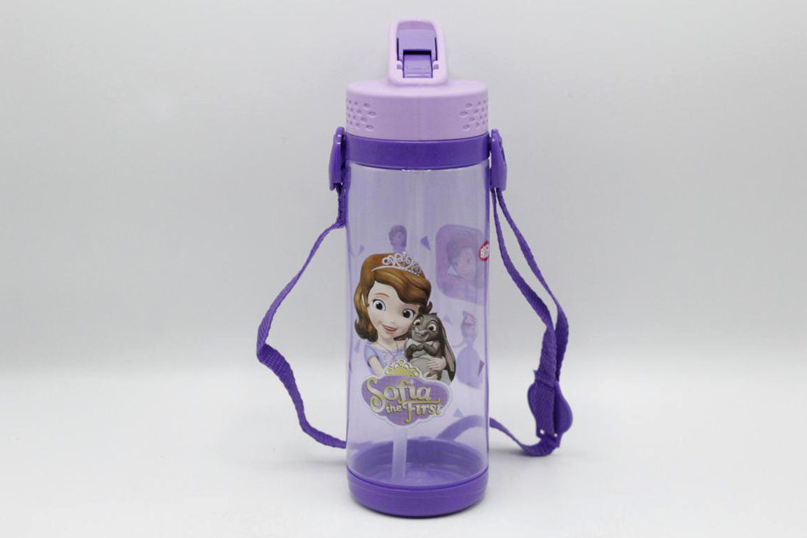 Sofia Water Bottle With Straw 600 ml Purple (KC5311)
