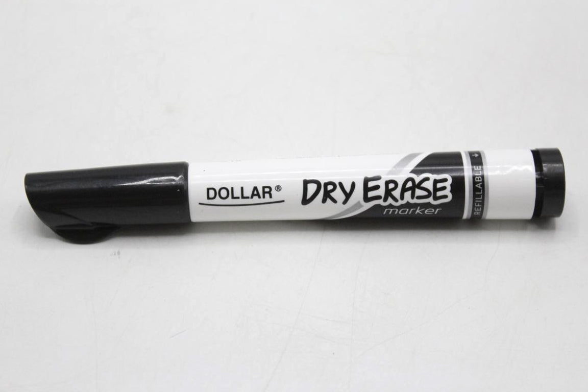 Dollar Dry Erase Marker Black