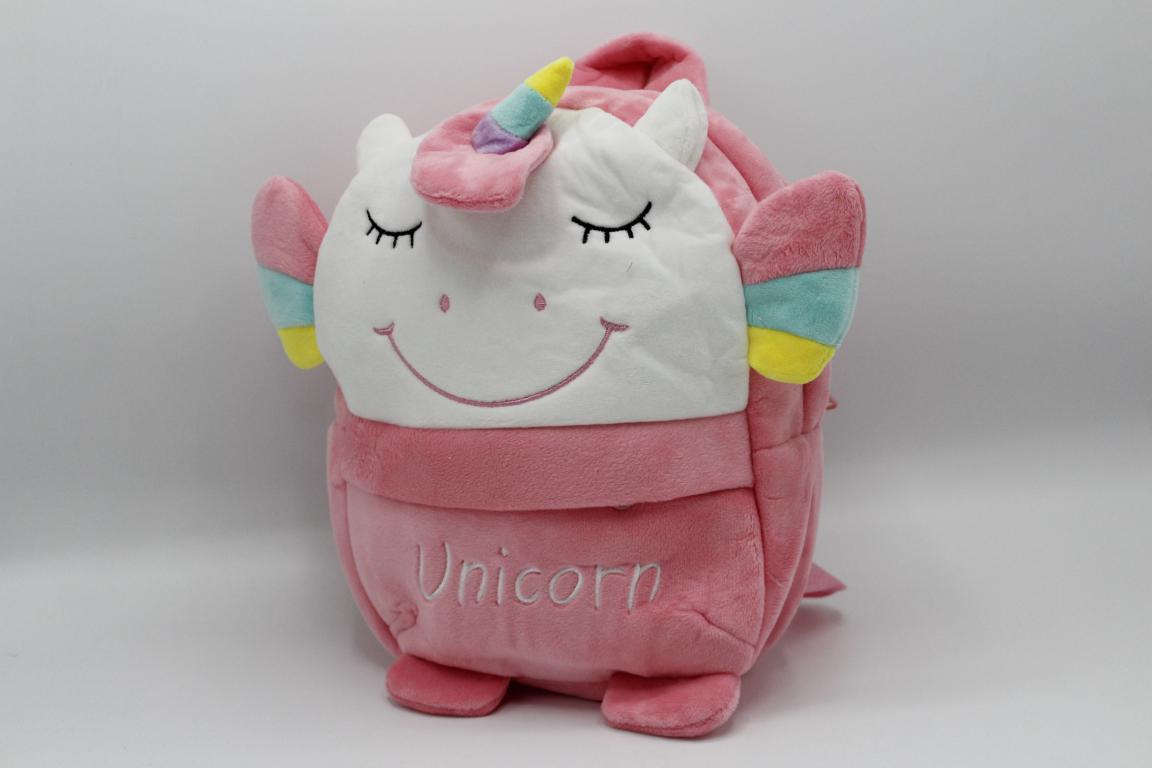 Unicorn Stuffed Bag 14 Inches For KG-1 And KG-2 (CBN995)