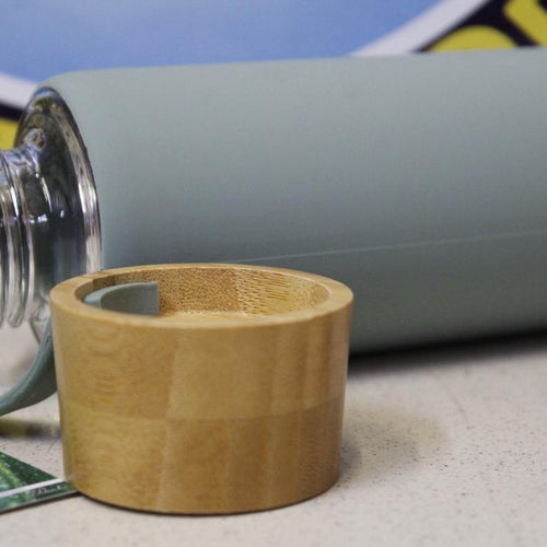 Load image into Gallery viewer, Bamboo Glass Bottle 500 ml (5093)
