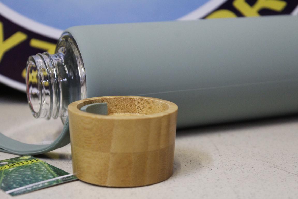 Bamboo Glass Bottle 500 ml (5093)