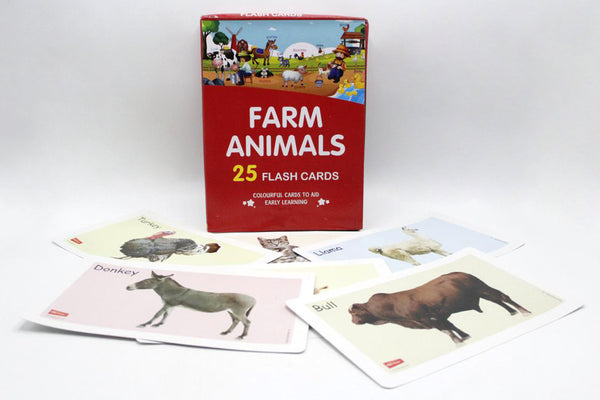 Farm Animals Flash Cards (1017)