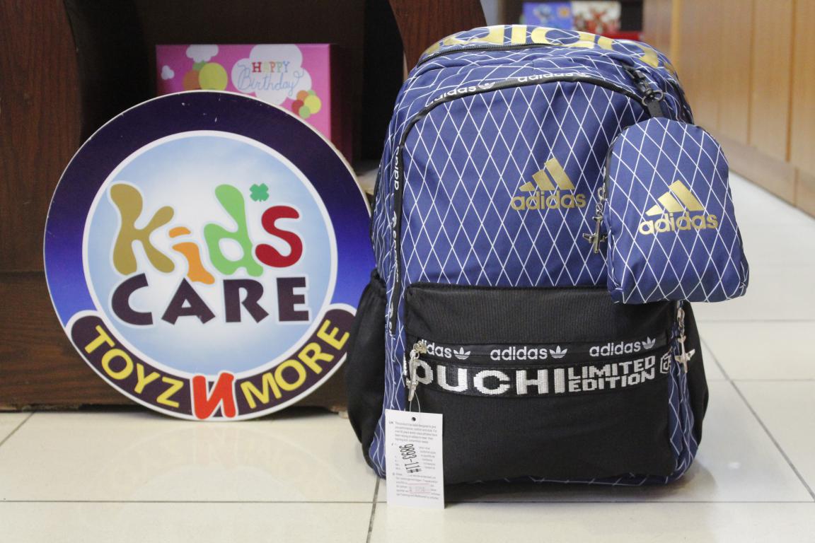 Adidas School Bag / Travel Backpack With Pouch Blue (9893-11#)