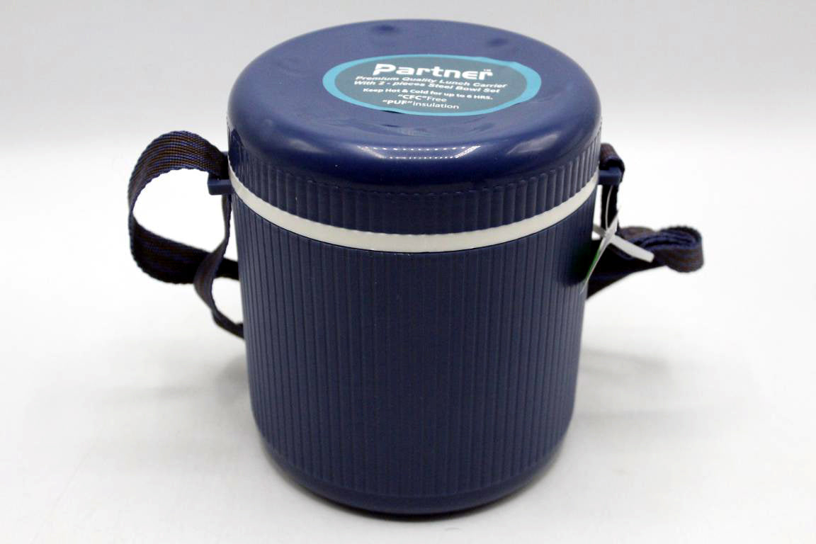 Partner Lunch Box / Carrier With Two Steel Bowl (KC5091)