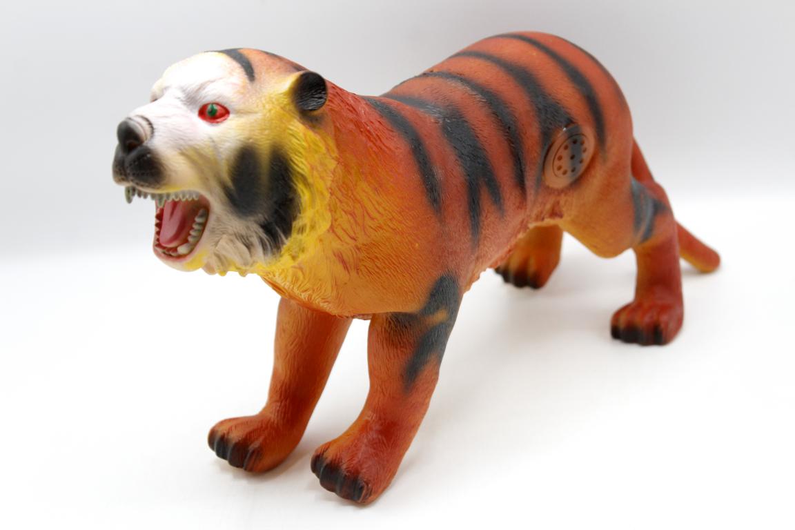Tiger Rubber Toy With Sound (3424A)