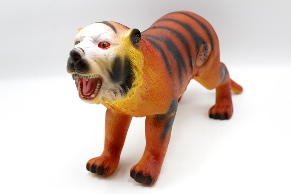 Tiger Rubber Toy With Sound (3424A)