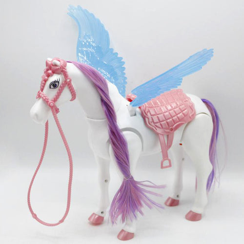 Load image into Gallery viewer, Ice Snow Horse Walking Animal Toy (704)
