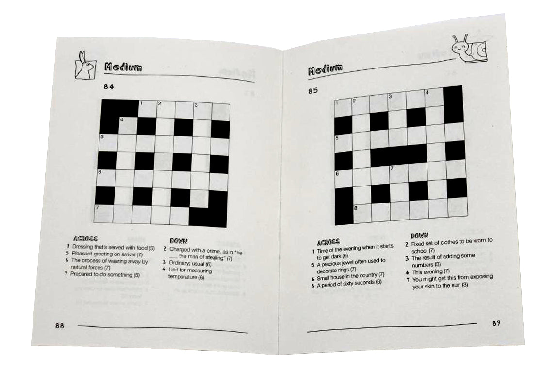 Crosswords For Kids Ultimate Pocket Puzzle Book