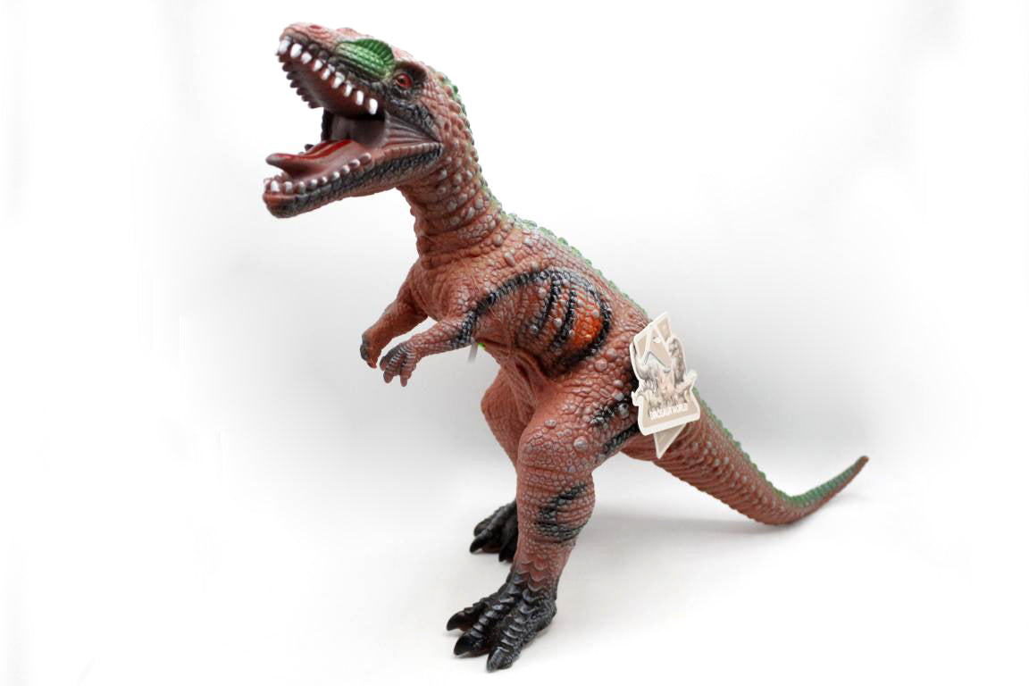 Tyrannosaurus Rex T-Rex Dinosaur Rubber Toy With Sound (HY520)