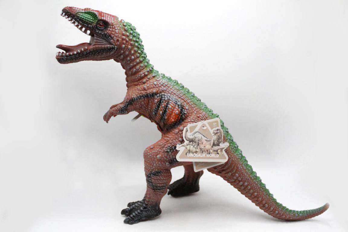 Tyrannosaurus Rex T-Rex Dinosaur Rubber Toy With Sound (HY520)