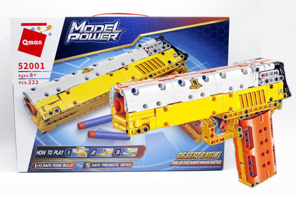 Model Power Shooting Blaster Aiming Gun Building Block Brick Toy (52001)