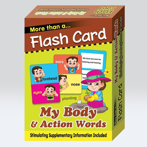 Load image into Gallery viewer, My Body &amp; Action Words Flash Cards
