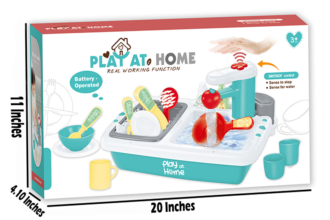 Kitchen & Sink Dishwasher Basin Fruits Sensor Toy Set (QF26246G)