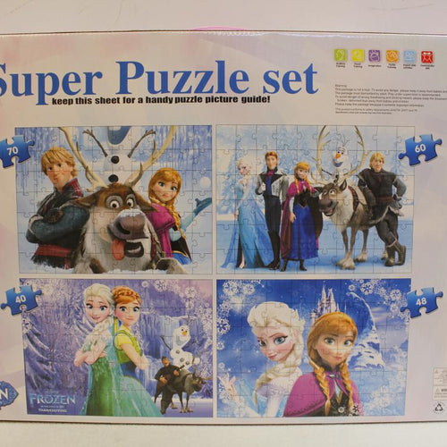 Load image into Gallery viewer, Frozen 4 Puzzles In A Box (2197F)
