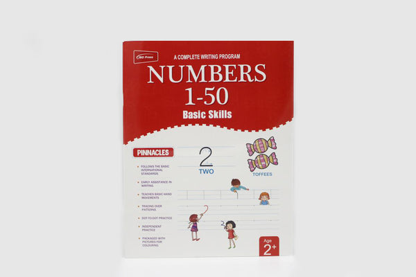 Writing Numbers 1-50 Basic Skills Book (2052)