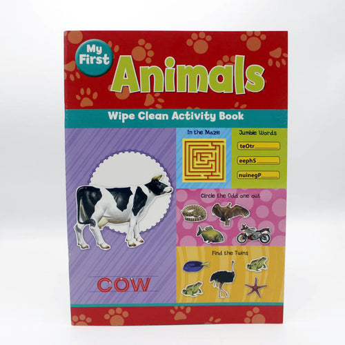 Load image into Gallery viewer, My First Animals Wipe Clean Activity Book
