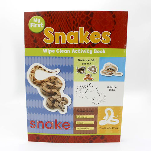 Load image into Gallery viewer, My First Snakes Wipe Clean Activity Book
