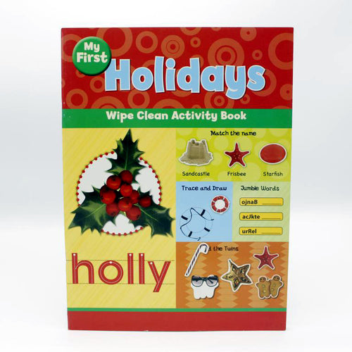 Load image into Gallery viewer, My First Holidays Wipe Clean Activity Book
