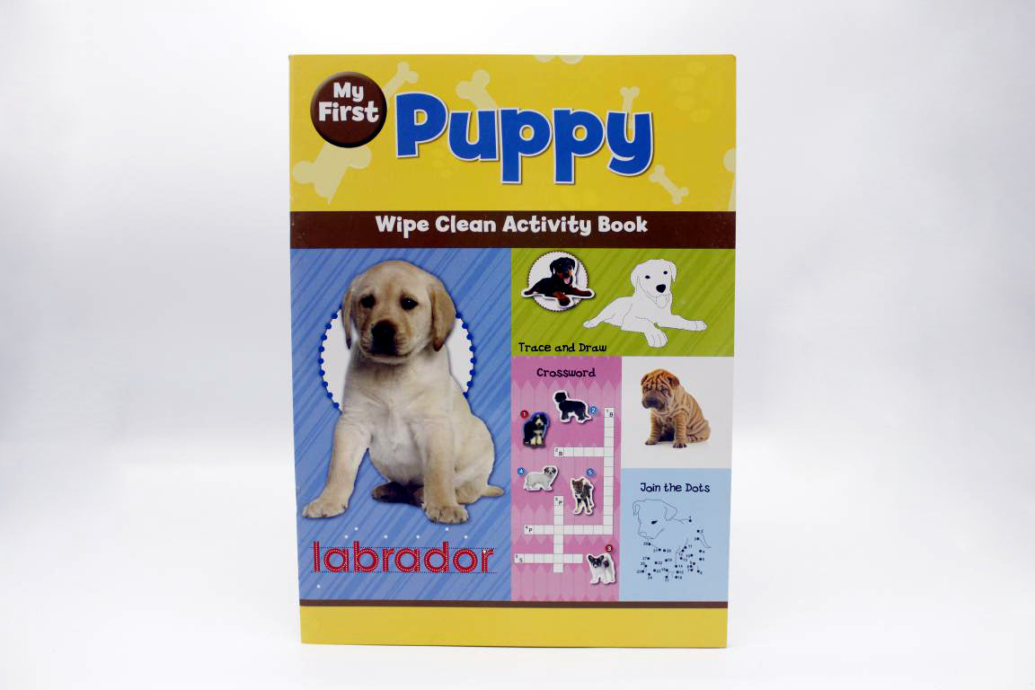 My First Puppy Wipe Clean Activity Book