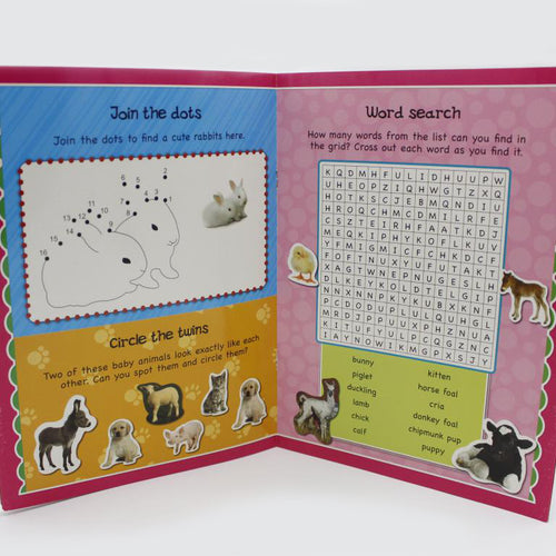 Load image into Gallery viewer, My First Baby Animals Wipe Clean Activity Book
