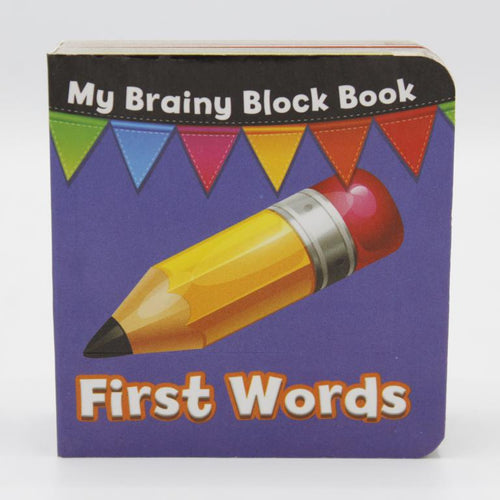 Load image into Gallery viewer, My Brainy Block First Words Board Book
