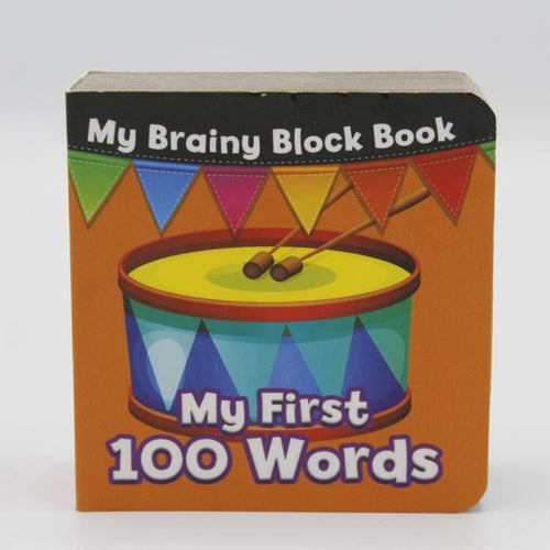 Load image into Gallery viewer, My Brainy Block My First 100 Words Board Book
