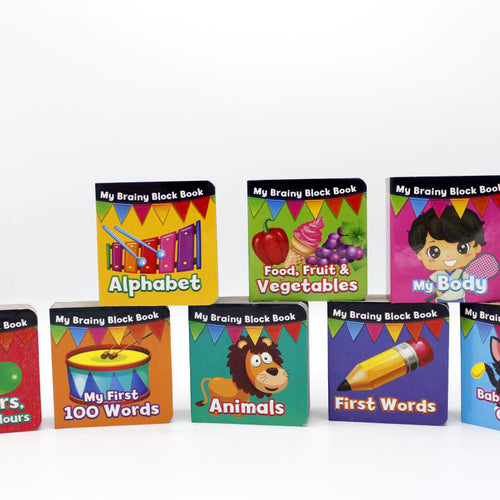 Load image into Gallery viewer, My Brainy Block Board Book Pack of 8
